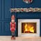Haute Decor 37" Dark Red & Gold Decorative Christmas Nutcracker